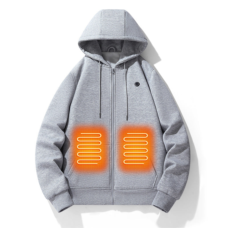 Smart Heated Hoodie Casual Hooded Jacket For The Winter Times