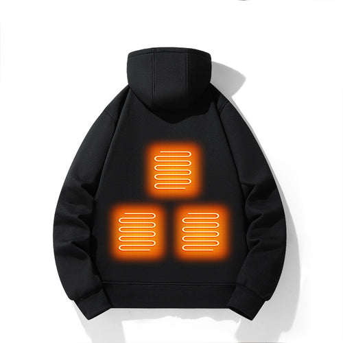 Smart Heated Hoodie Casual Hooded Jacket For The Winter Times