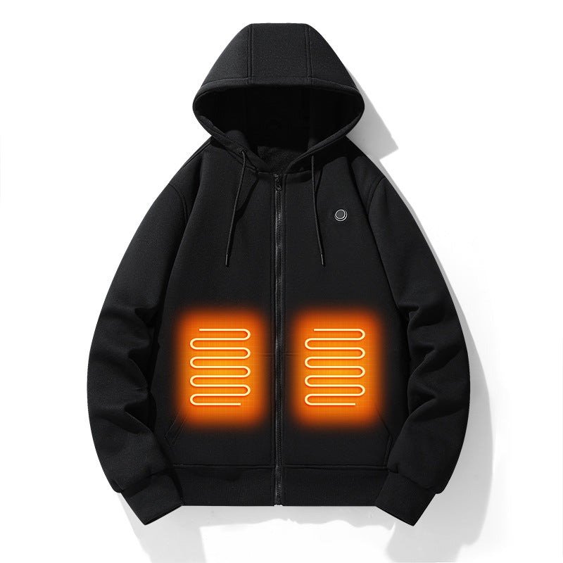 Smart Heated Hoodie Casual Hooded Jacket For The Winter Times